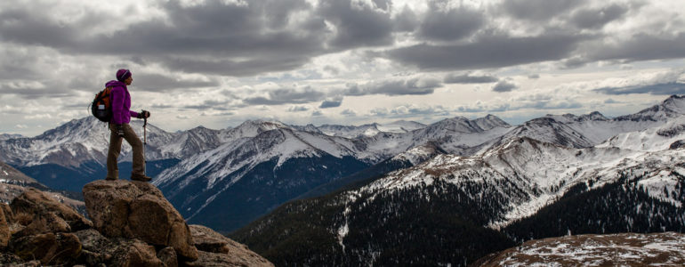 Melanie Barrow hiking