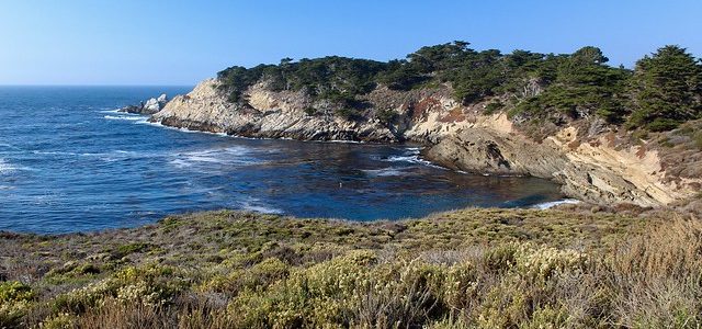Central California shoreline
