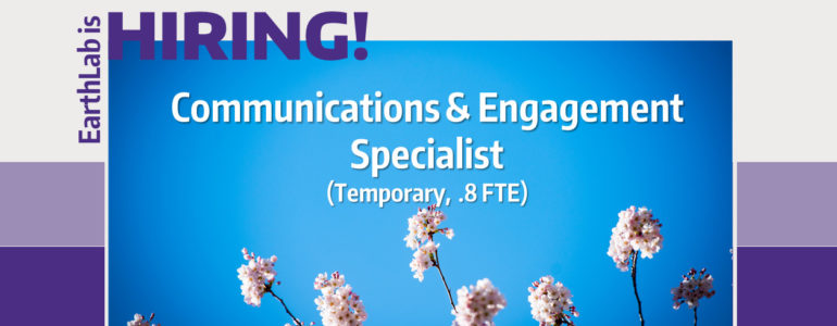 Now hiring a temporary communications and engagement specialist