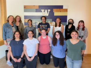 EarthLab interns at the office!