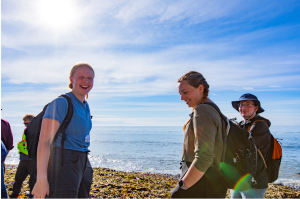 UW students on a summer excursion to the Olympic Peninsula.