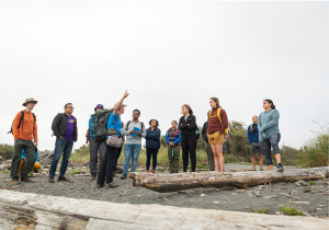 Future Rivers graduate students studying the Elwha River system.