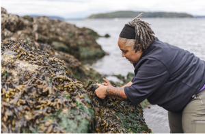 Chris Mantegna, part of the Innovation Grantee team "Increasing Environmental Connection, Literacy and Engagement through an Art + Science Collaborative Education Practice," is studying how pollutants affect shellfish in our food web — and training a new generation of marine scientists.