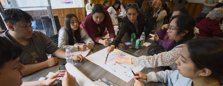 Through four community workshops (pictured here) and ongoing conversations with residents, the team explored how a biodigester could strengthen a circular economy in South Park. Photos courtesy of Vision 7 Advertising.