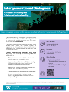 Flyer of the event with all of the information already shared on the webpage